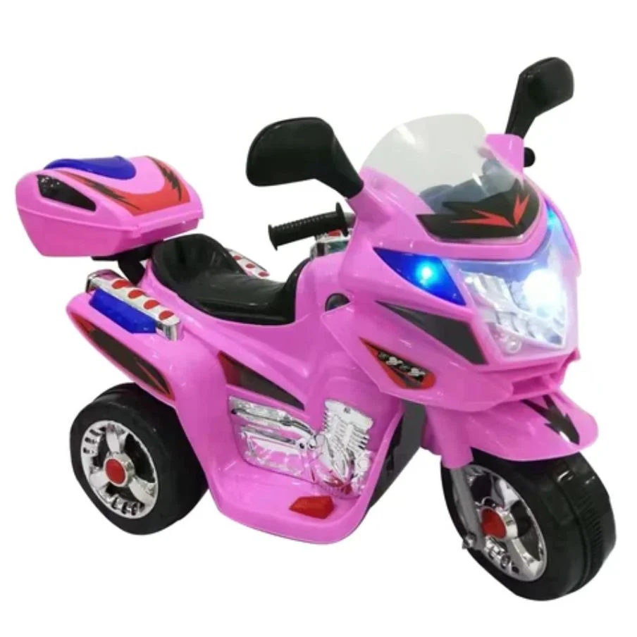 2-7 Years Old Children Electric Motorcycle with Light Three-wheeled Toy Car Plastic Children's Car I