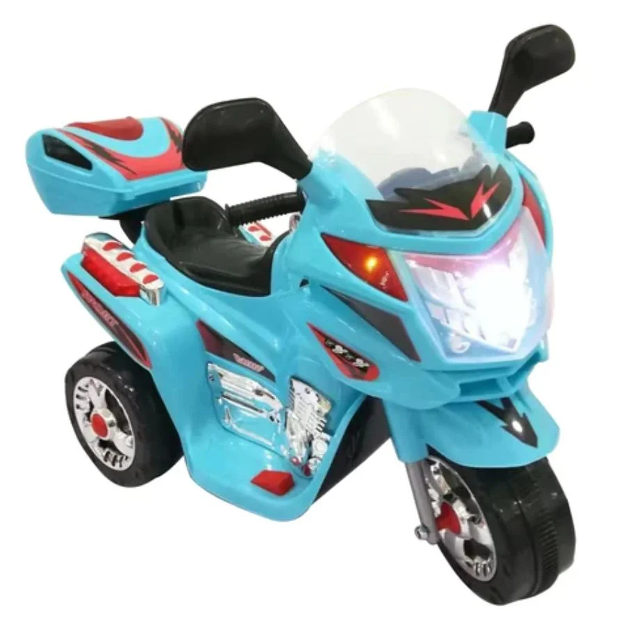 2-7 Years Old Children Electric Motorcycle with Light Three-wheeled Toy Car Plastic Children's Car I thumbnail 4