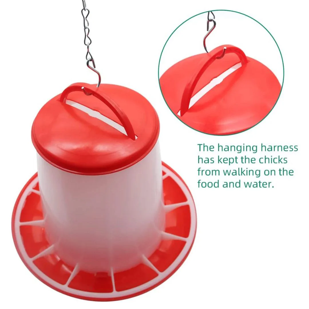 Top Selling Automatic 1.5kg Chicken Feeder and Drinker New Plastic Poultry Feeder Drink for Chicken thumbnail 2