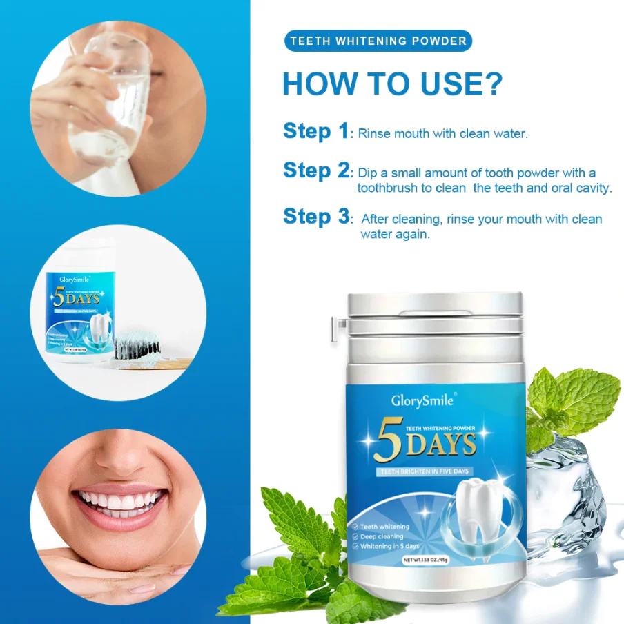 Hot Sale Cheap Deep Cleaning Whitening Teeth Powder Toothpaste for Home Use thumbnail 6