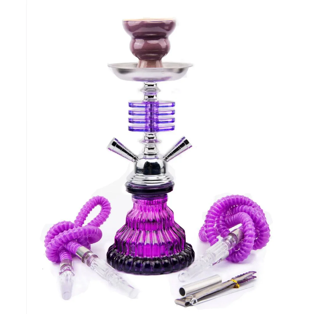 Stick Stem Laziza Megahed Portable Hookah Wholesale Crystal Wave Bottle Flower Hookah Set Narguile H thumbnail 3