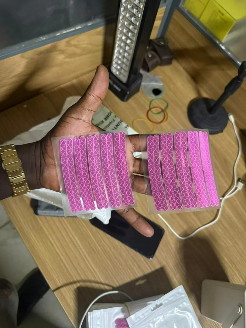 Night Driving High Visible Car Accessories Motorcycle Hub Rim Fashion Decorative Color Reflector Str thumbnail 3