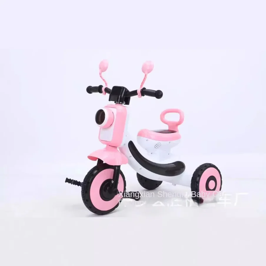 Multifunctional Push Bike Kids Ride on Tricycle Car Child 3 Wheel with Light Music thumbnail 6