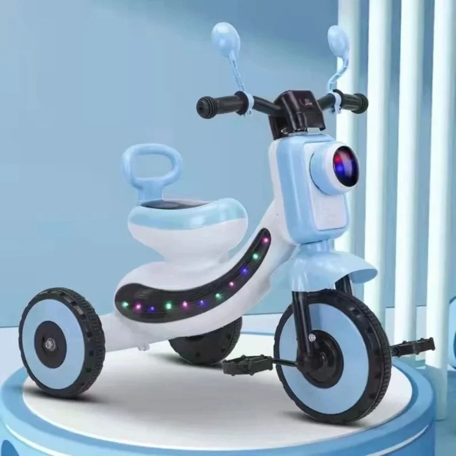 Multifunctional Push Bike Kids Ride on Tricycle Car Child 3 Wheel with Light Music thumbnail 12