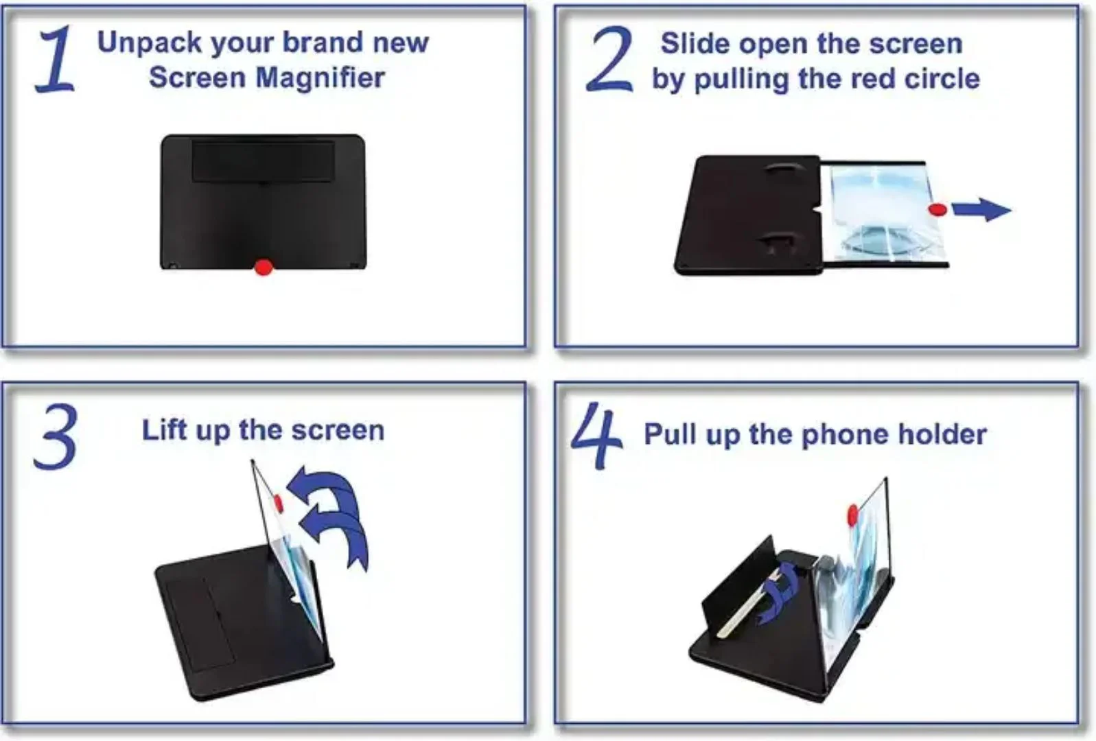 14\ Universal Mobile Phone Screen Amplifier 3D Video 3x Screen Enlarger Phone Screen Magnifier Mobil thumbnail 6