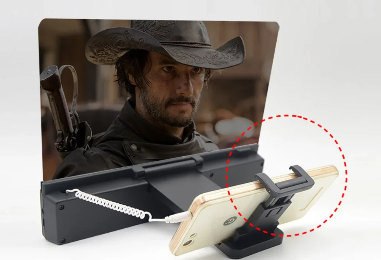 12 Inch 3D Mobile Phone Screen Magnifier HD Video Folding Phone Desk Holder Amplifier Stand Bracket thumbnail 17