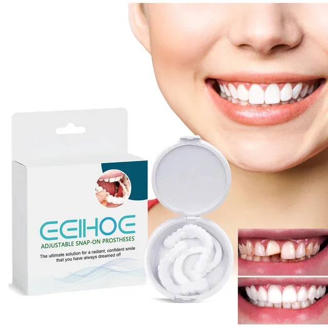 Dentistry Snap On Instant Perfect Smile Comfort Fit Flex Artificial Teeth Fits Most False Teeth Uppe thumbnail 2