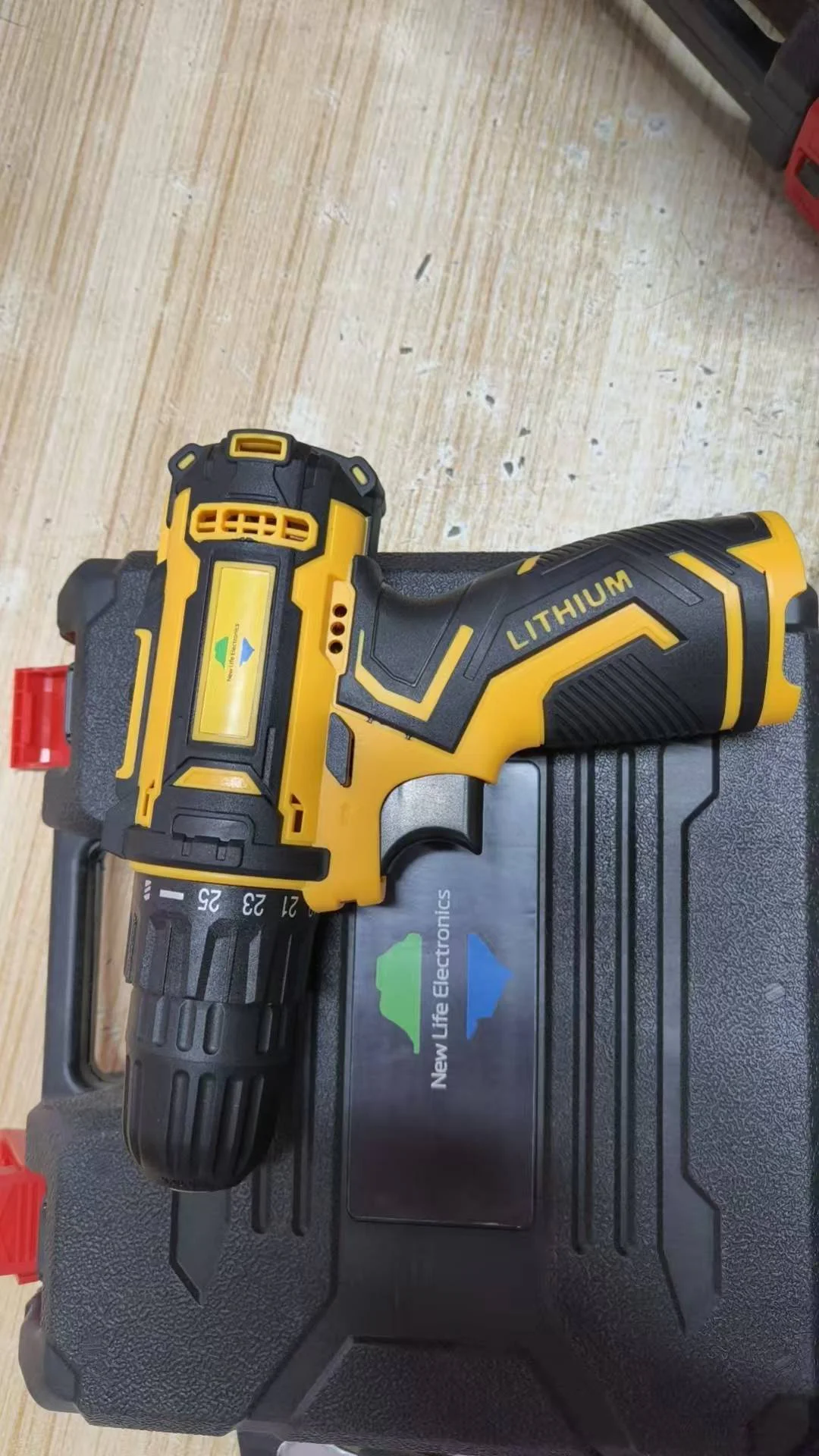 Wholesale 12V Portable Drill Kit Rechargeable Powerful Lithium Battery Electric Cordless Power Drill thumbnail 9