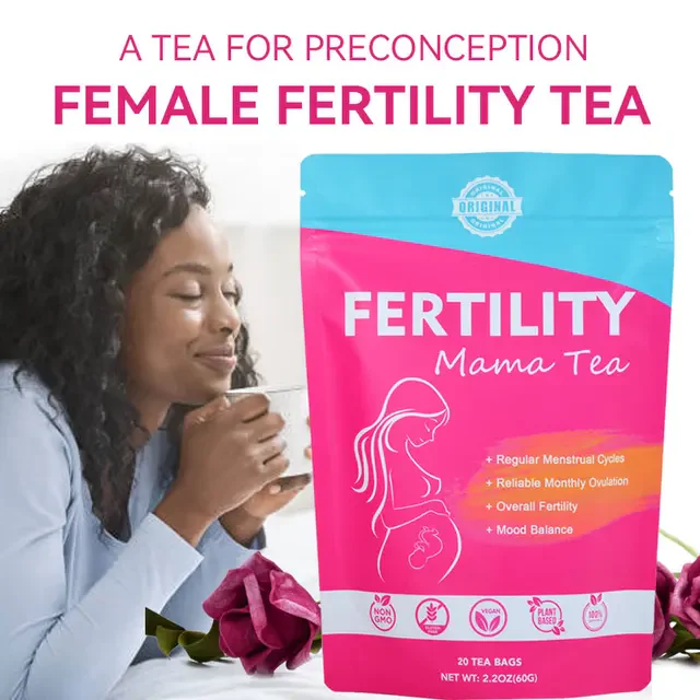 High quality female fertility tea for women organic herbal booster women pregnancy OEM thumbnail 4