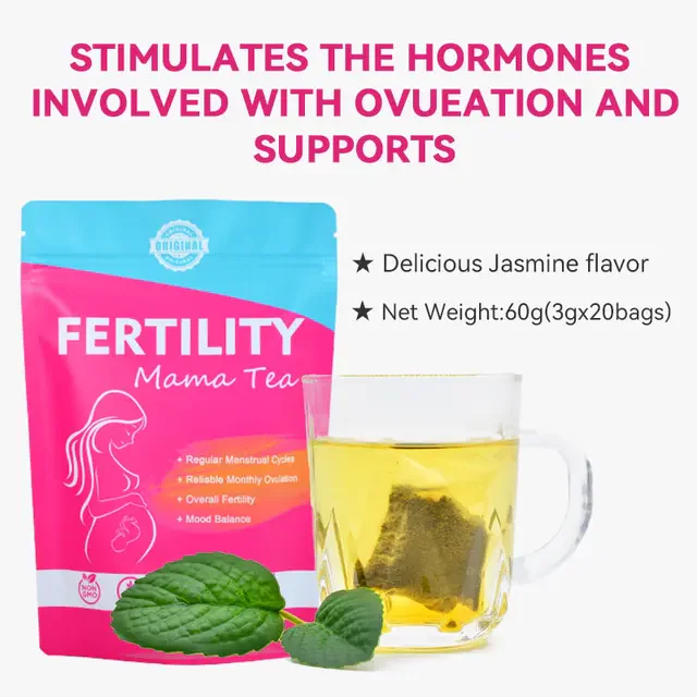 High quality female fertility tea for women organic herbal booster women pregnancy OEM thumbnail 5