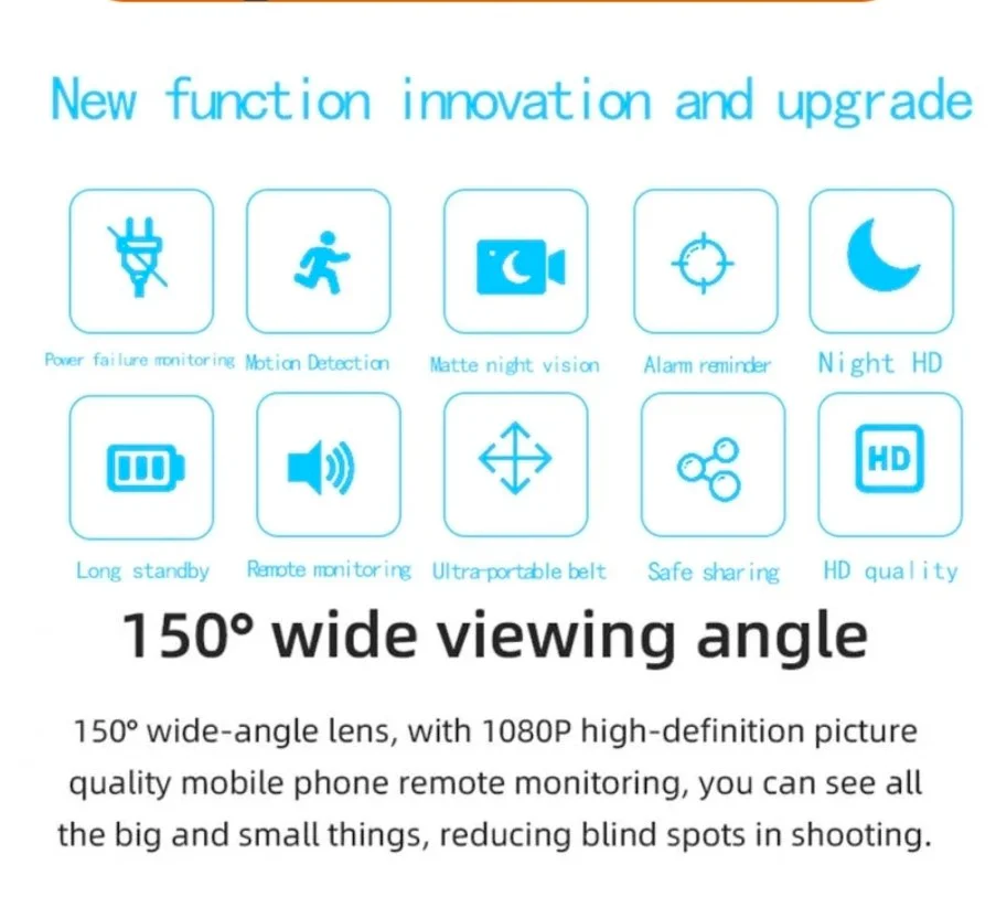 1080P HD Mini Camera WiFi Mobile Phone Cheap Price Remote Monitoring Wireless Home Security Camcorde thumbnail 13