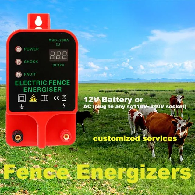 ZICHEN 2.0j 10km farm Electric Poultry equipments Portable Power Solar Panel Electric Fence Energize - Image 1