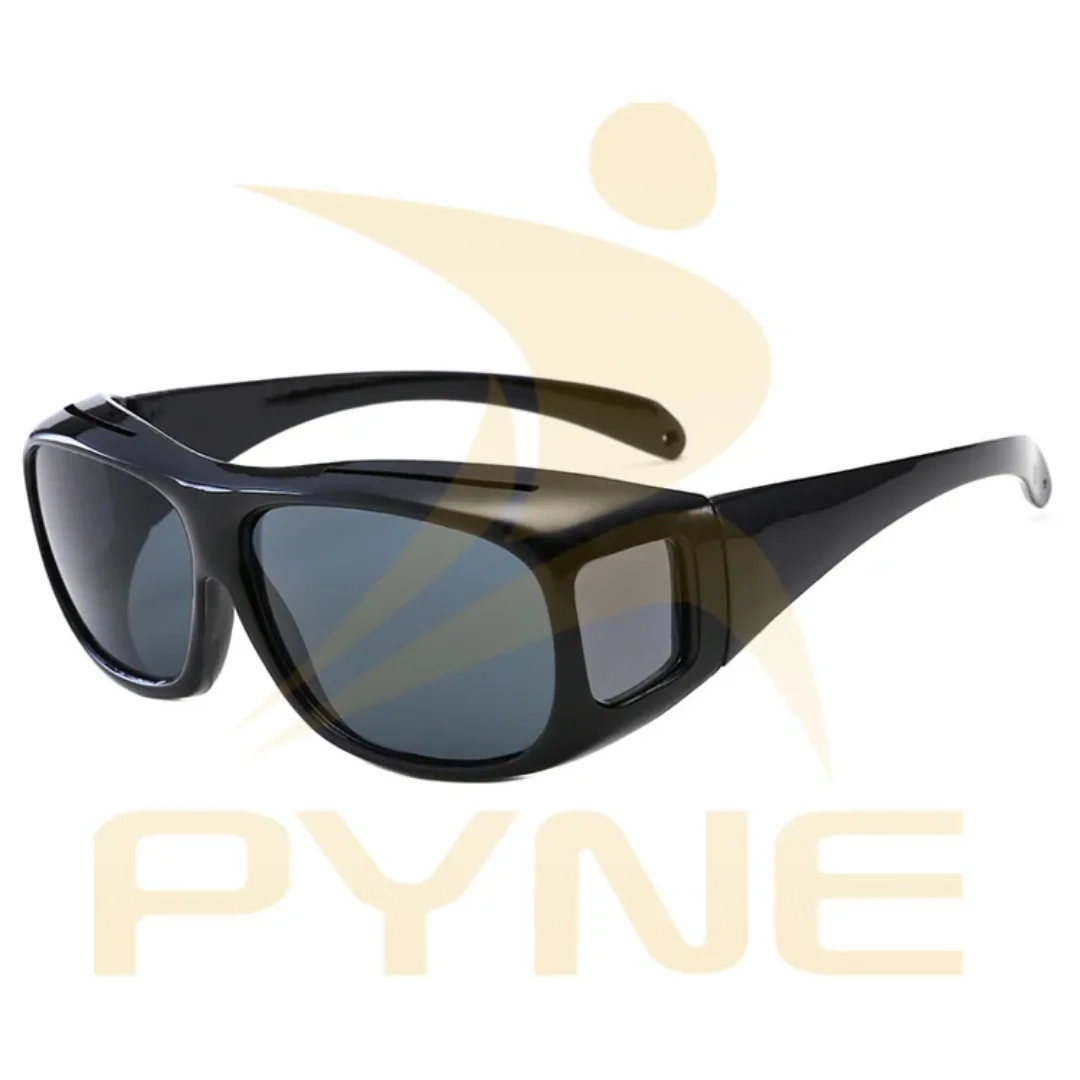 New Protection Sunglasses Durable Anti Glare Car Night Vision Driving Glasses with Yellow Lens thumbnail 4