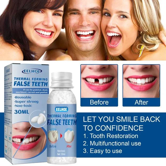 Strong Reusable Temporary Tooth Repair Cosmetic Denture Modification Gap Filling Dental Glue Thermal thumbnail 3