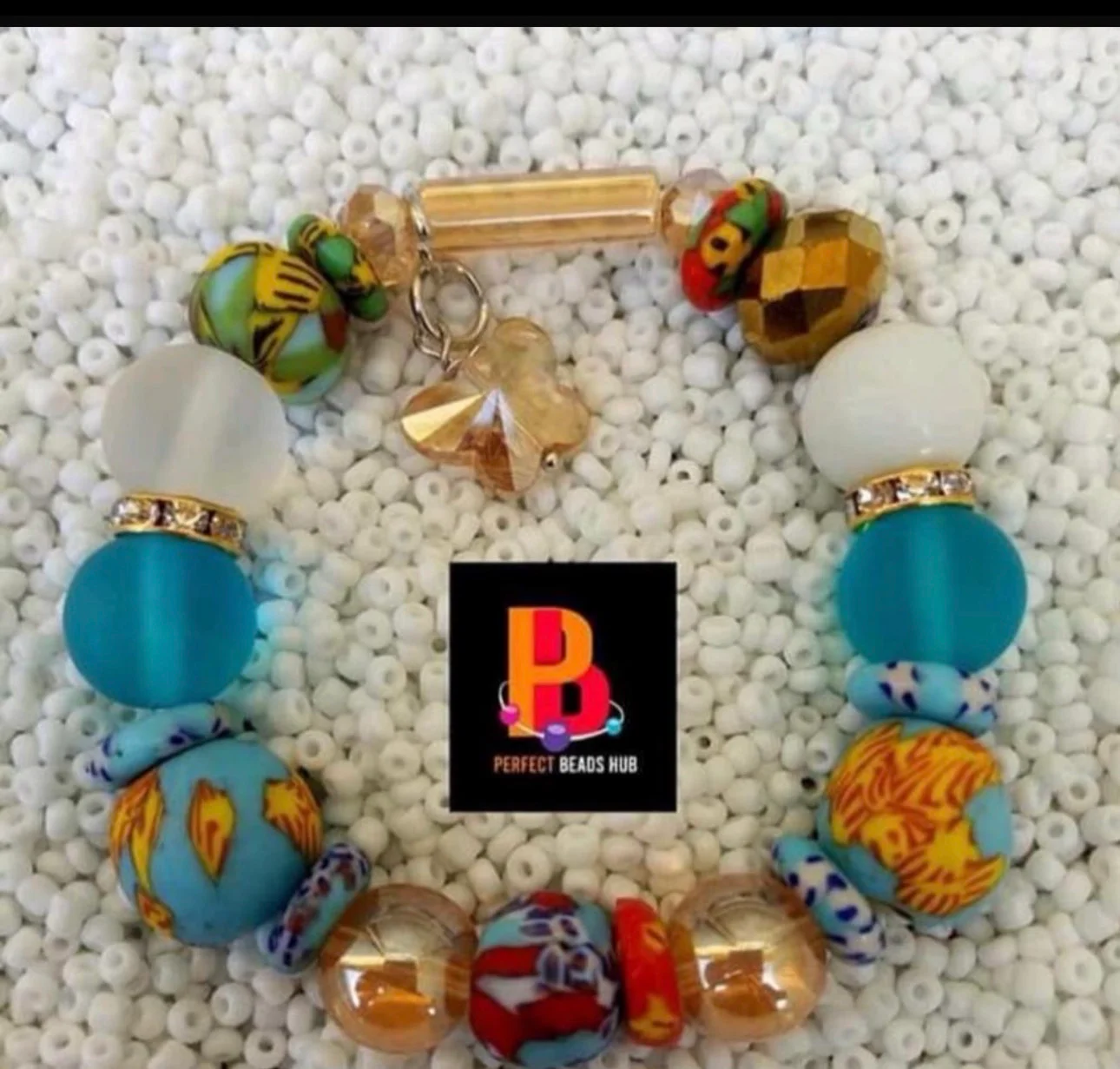 CUSTOMIZE HANDMADE GHANA BEAD thumbnail 2