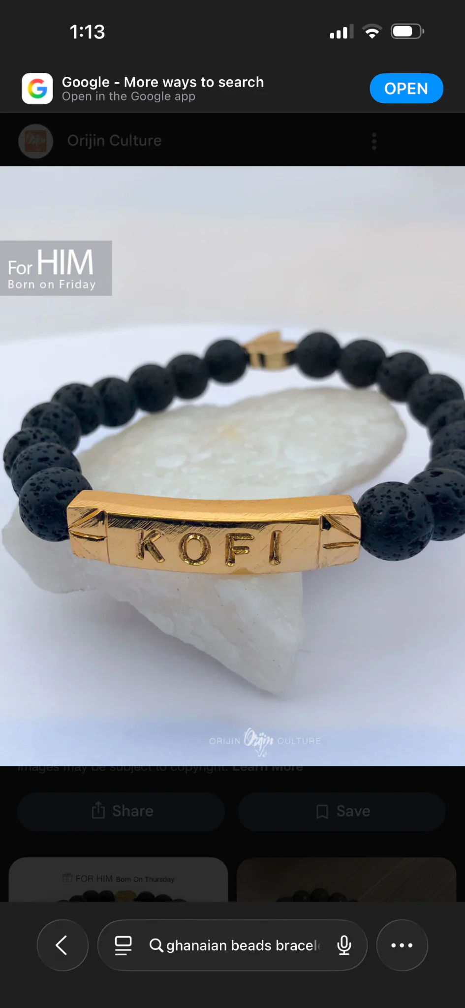 CUSTOMIZE HANDMADE GHANA BEAD thumbnail 5