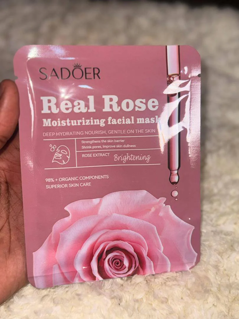 Rose extract-Infused Beauty Facial Mask - Image 1
